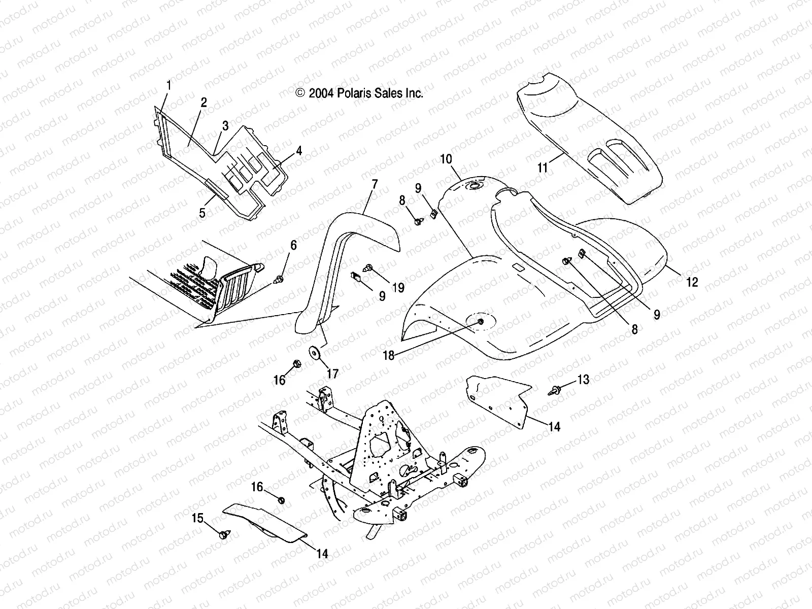 FRONT CAB - A05JD32AA (4995169516A10) | FRONT CAB - A05JD32AA (4995169516A10)