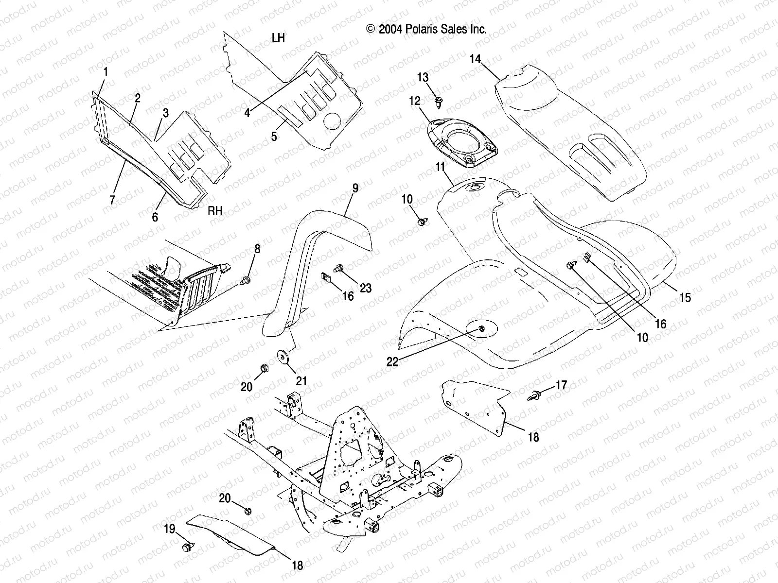 FRONT CAB - A05JD32EA (4997869786A11) | FRONT CAB - A05JD32EA (4997869786A11)