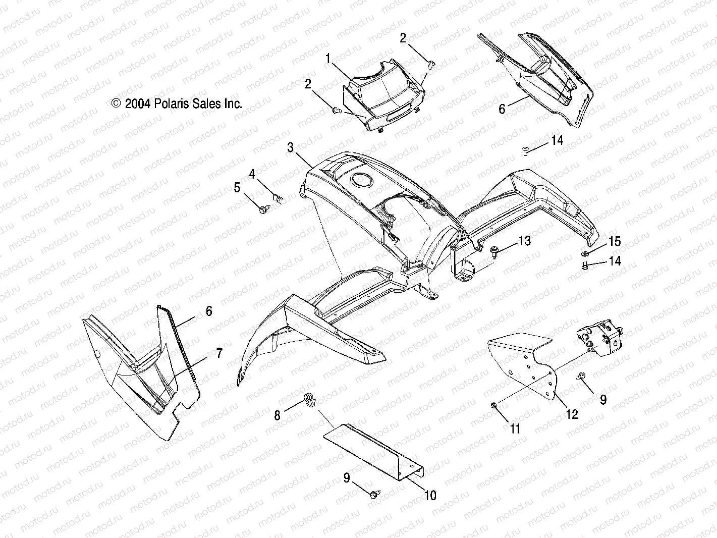FRONT CAB - A05MH50AB/AC/AG/AH/AL/AT/FB (4994169416A05) | FRONT CAB - A05MH50AB/AC/AG/AH/AL/AT/FB (4994169416A05)