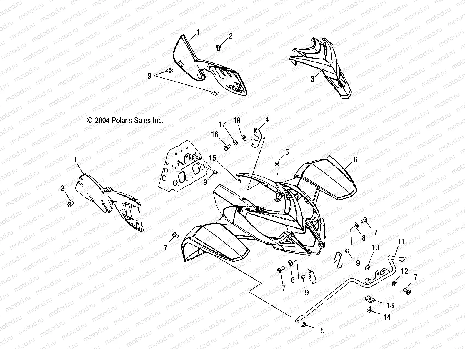 FRONT CAB and SIDE PANELS - A05GJ50AA/AB/AC (4995119511A05) | FRONT CAB and SIDE PANELS - A05GJ50AA/AB/AC (4995119511A05)