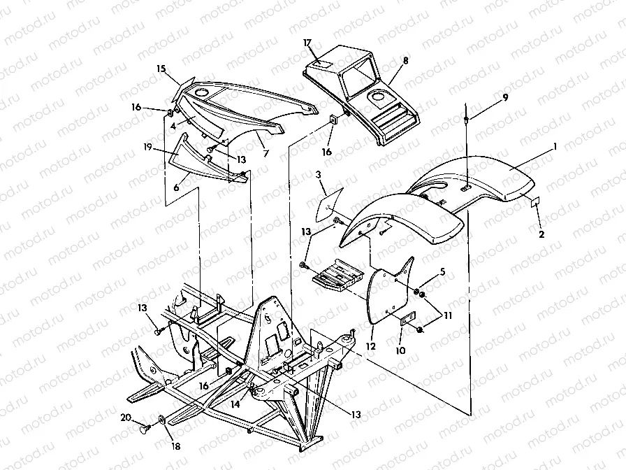 FRONT CAB ASSEMBLY 250 6x6 / W928727 (4922842284001A) | FRONT CAB ASSEMBLY 250 6x6 / W928727 (4922842284001A)