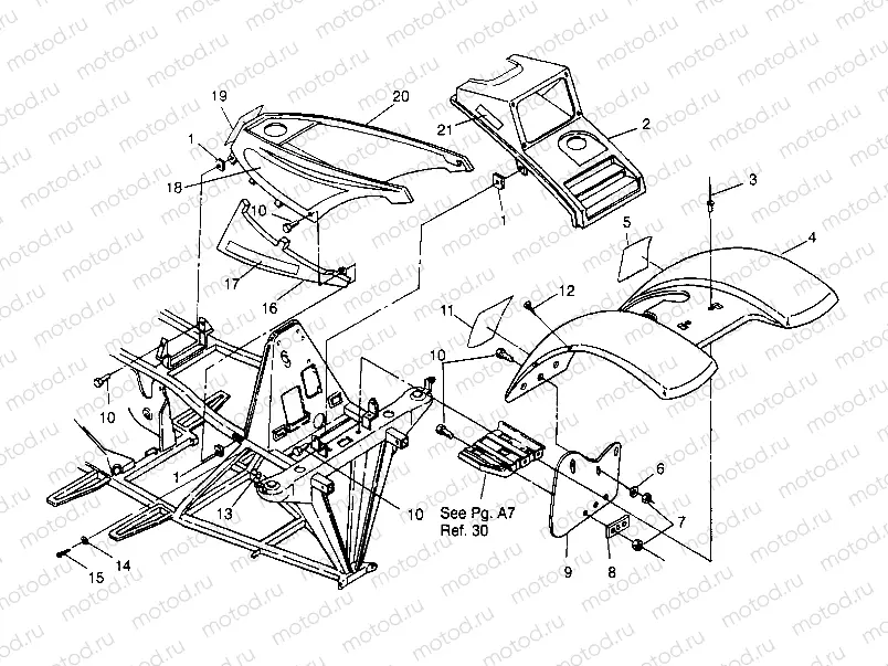 FRONT CAB ASSEMBLY 2x4 300 W947530 (4926742674A005) | FRONT CAB ASSEMBLY 2x4 300 W947530 (4926742674A005)