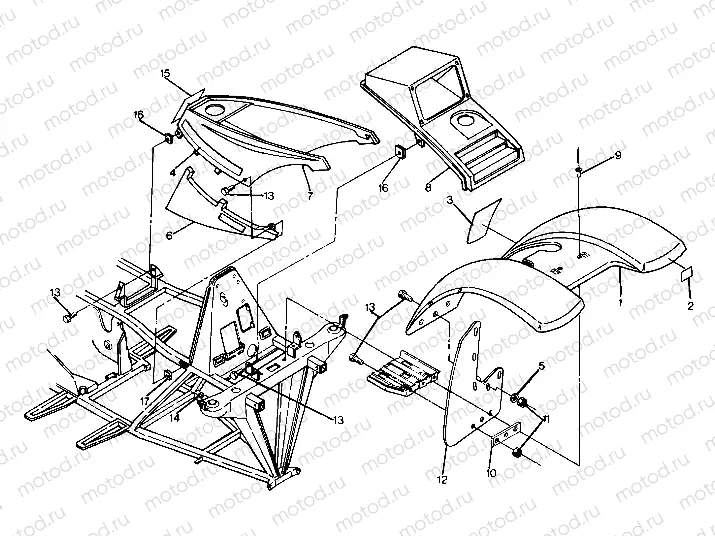 Front Cab Assembly (4916361636001A) | Front Cab Assembly (4916361636001A)