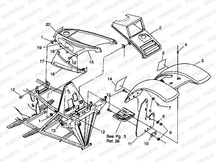 FRONT CAB ASSEMBLY 4X4 250 W938127 (4924042404001A) | FRONT CAB ASSEMBLY 4X4 250 W938127 (4924042404001A)