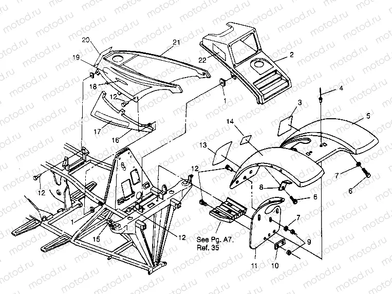 FRONT CAB ASSEMBLY  4X4 400L W948140 (4926772677A005) | FRONT CAB ASSEMBLY  4X4 400L W948140 (4926772677A005)
