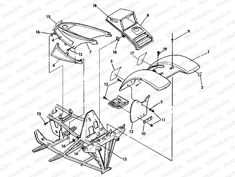 FRONT CAB ASSEMBLY 6X6 UPDATED 2-91 (4919811981001A) | FRONT CAB ASSEMBLY 6X6 UPDATED 2-91 (4919811981001A)