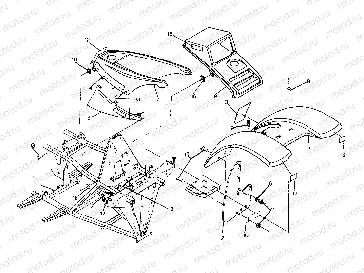 FRONT CAB ASSEMBLY BIG BOSS 4X6 UPDATED 2 - 91 (4919801980001A) | FRONT CAB ASSEMBLY BIG BOSS 4X6 UPDATED 2 - 91 (4919801980001A)