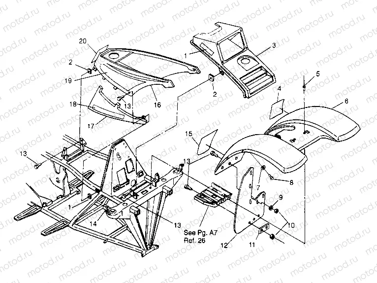 FRONT CAB ASSEMBLY - W948130 (4926762676A005) | FRONT CAB ASSEMBLY - W948130 (4926762676A005)