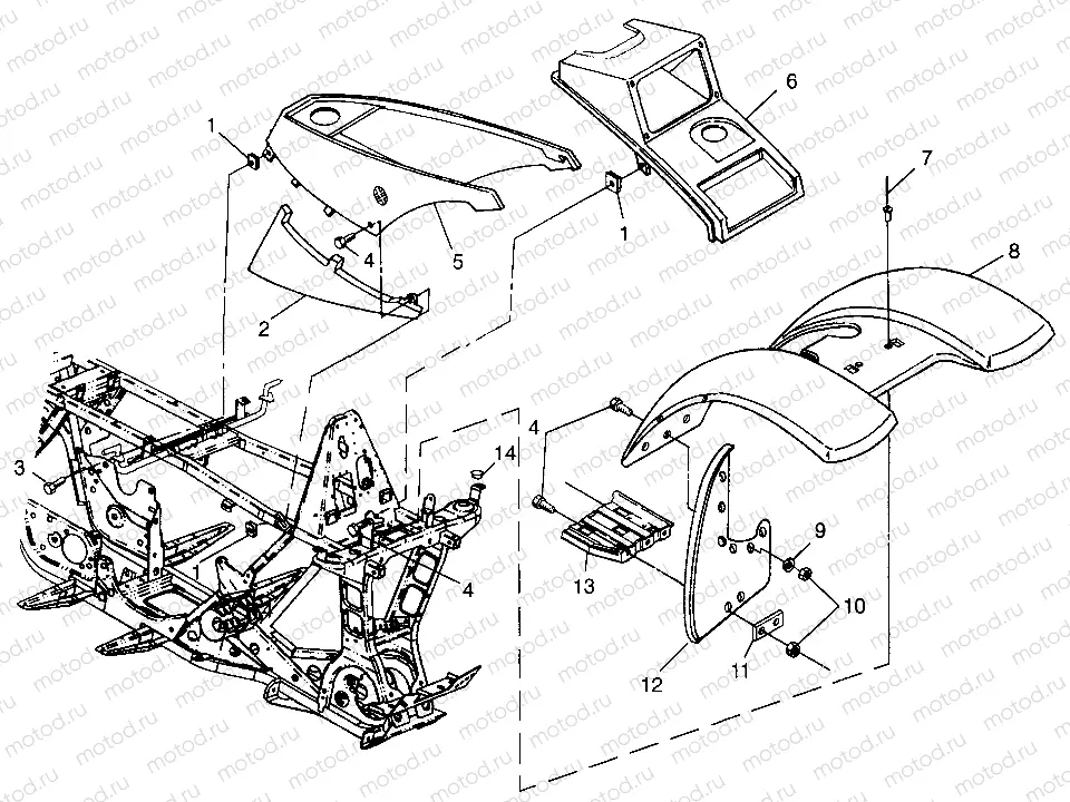 FRONT CAB BIG BOSS 6X6 400L W97AE38A (4940814081A005) | FRONT CAB BIG BOSS 6X6 400L W97AE38A (4940814081A005)