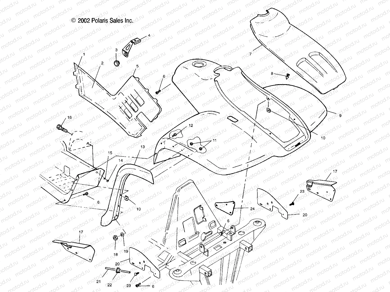 FRONT CAB - C10CL50AA (4978707870A03) | FRONT CAB - C10CL50AA (4978707870A03)