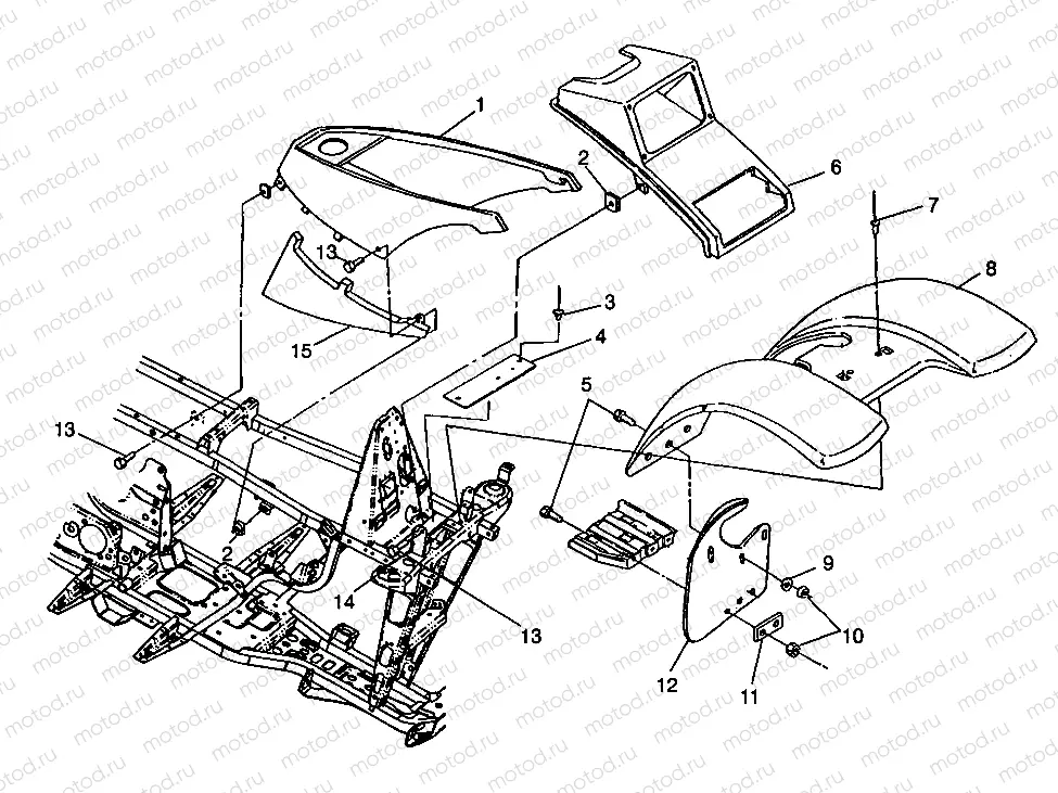 FRONT CAB Magnum 2X4 W98AA42A (4945524552A005) | FRONT CAB Magnum 2X4 W98AA42A (4945524552A005)