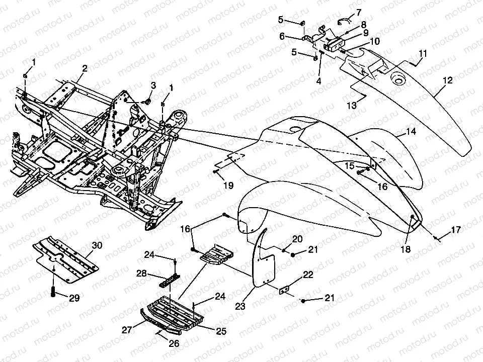 FRONT CAB Sport 400L W98BA38C (4947234723A005) | FRONT CAB Sport 400L W98BA38C (4947234723A005)