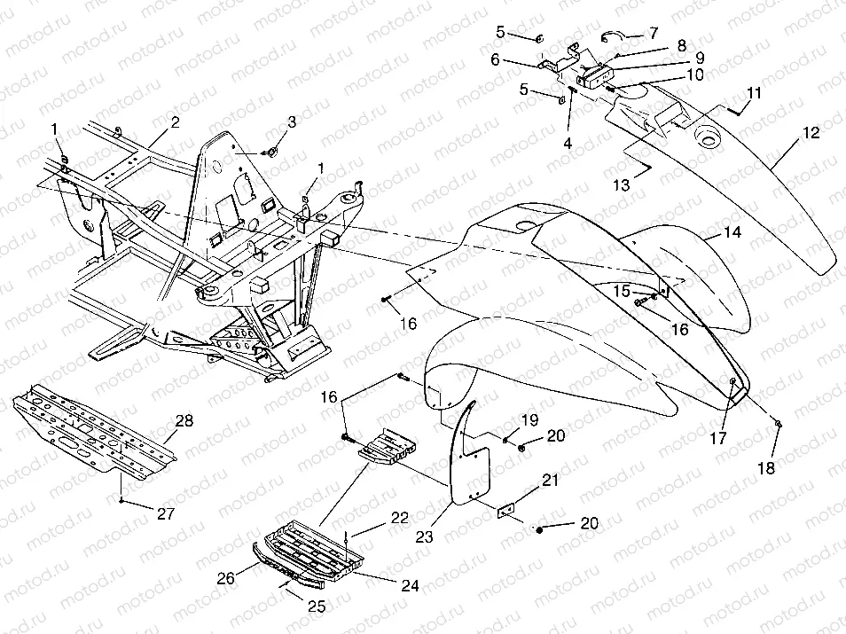 FRONT CAB - W968540 (4935863586A005) | FRONT CAB - W968540 (4935863586A005)