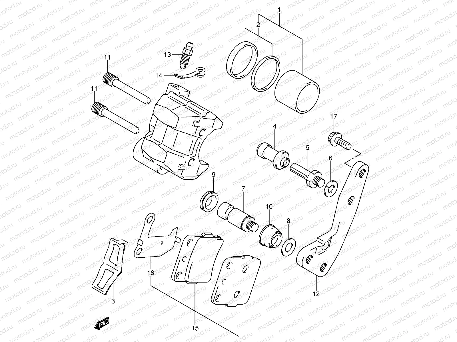 FRONT CALIPER