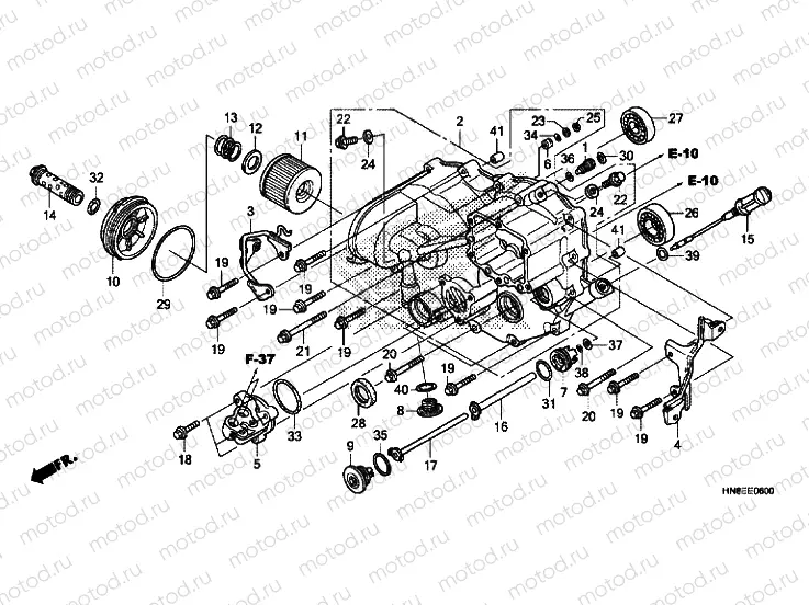 FRONT CRANKCASE COVER