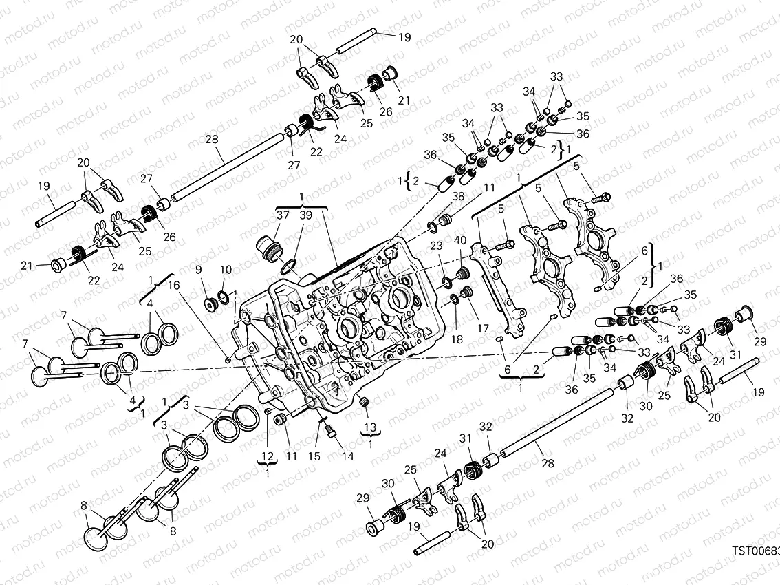 Front Cylinder Head Valves