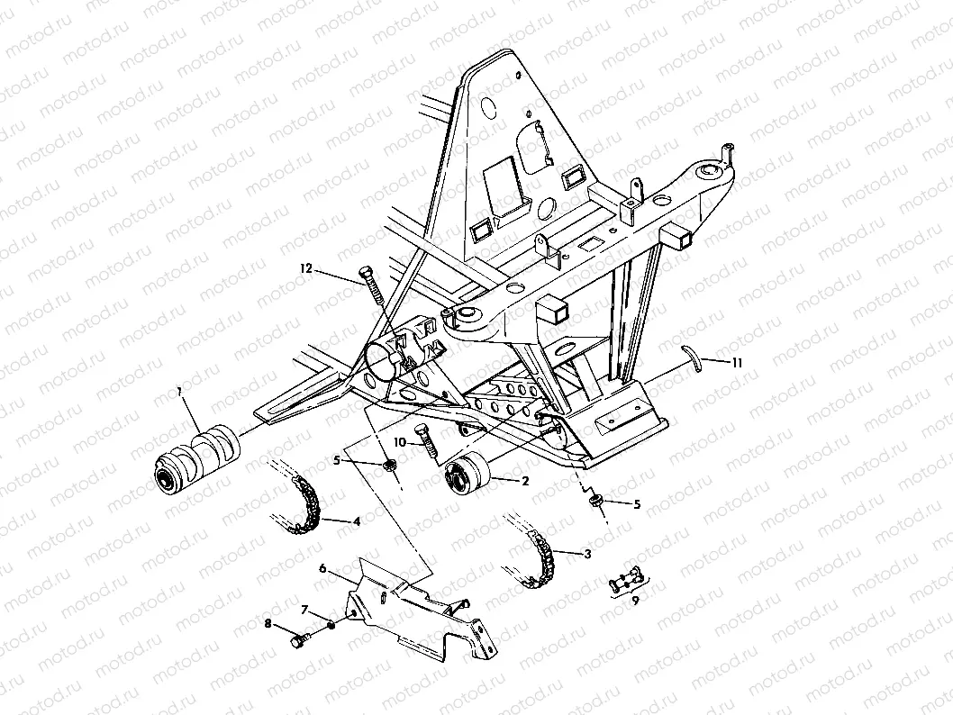 FRONT DRIVE ASSEMBLY 350 4X4 - Update (4919831983011A) | FRONT DRIVE ASSEMBLY 350 4X4 - Update (4919831983011A)