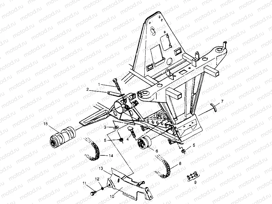 FRONT DRIVE ASSEMBLY 4x4 300 W948130 (4926762676B001) | FRONT DRIVE ASSEMBLY 4x4 300 W948130 (4926762676B001)