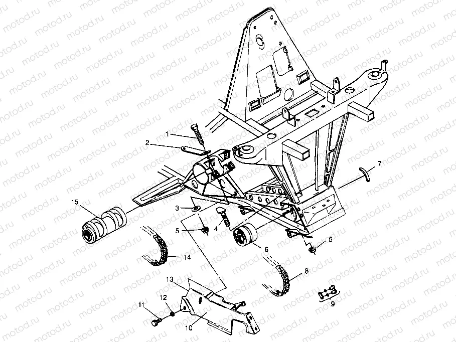 FRONT DRIVE ASSEMBLY  4X4 400L W948140 (4926772677B001) | FRONT DRIVE ASSEMBLY  4X4 400L W948140 (4926772677B001)