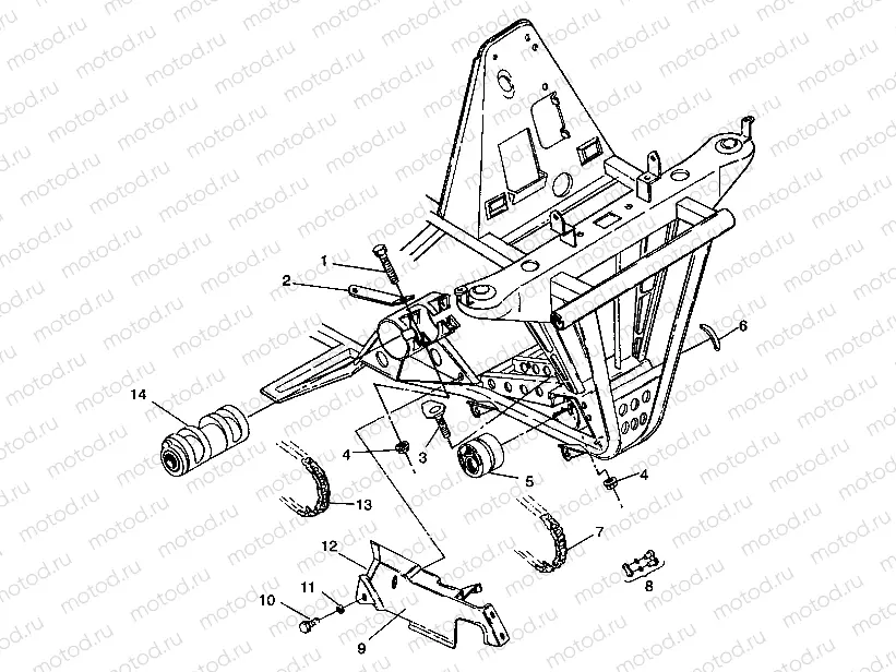 FRONT DRIVE ASSEMBLY 6X6 350L S938739 (4924362436012A) | FRONT DRIVE ASSEMBLY 6X6 350L S938739 (4924362436012A)
