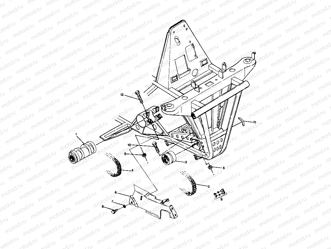 FRONT DRIVE ASSEMBLY 6X6 (4919811981019A) | FRONT DRIVE ASSEMBLY 6X6 (4919811981019A)