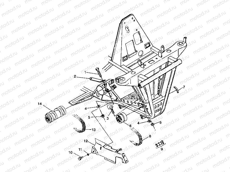 FRONT DRIVE ASSEMBLY Sportsman 4X4 / W938039 (4926382638011A) | FRONT DRIVE ASSEMBLY Sportsman 4X4 / W938039 (4926382638011A)