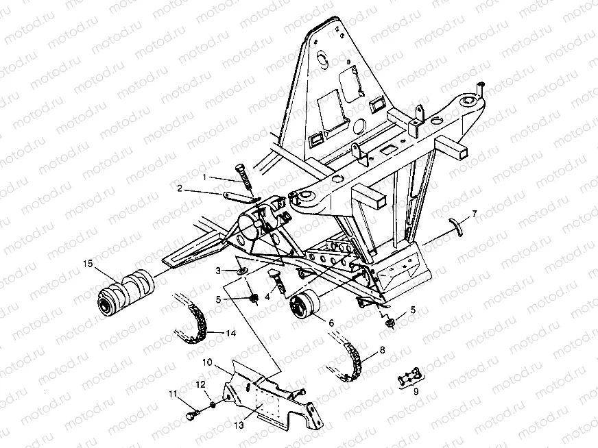 FRONT DRIVE ASSEMBLY Sportsman 4x4 W948040 (4926842684B001) | FRONT DRIVE ASSEMBLY Sportsman 4x4 W948040 (4926842684B001)