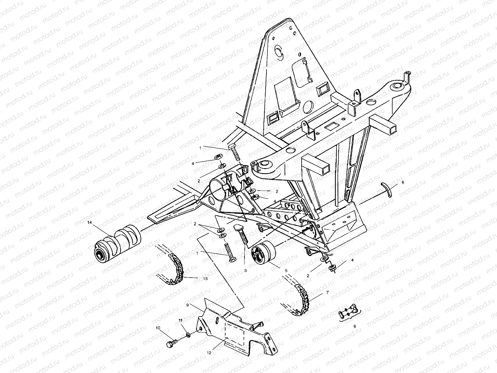 FRONT DRIVE ASSEMBLY - W958144 (4926862686b002) | FRONT DRIVE ASSEMBLY - W958144 (4926862686b002)
