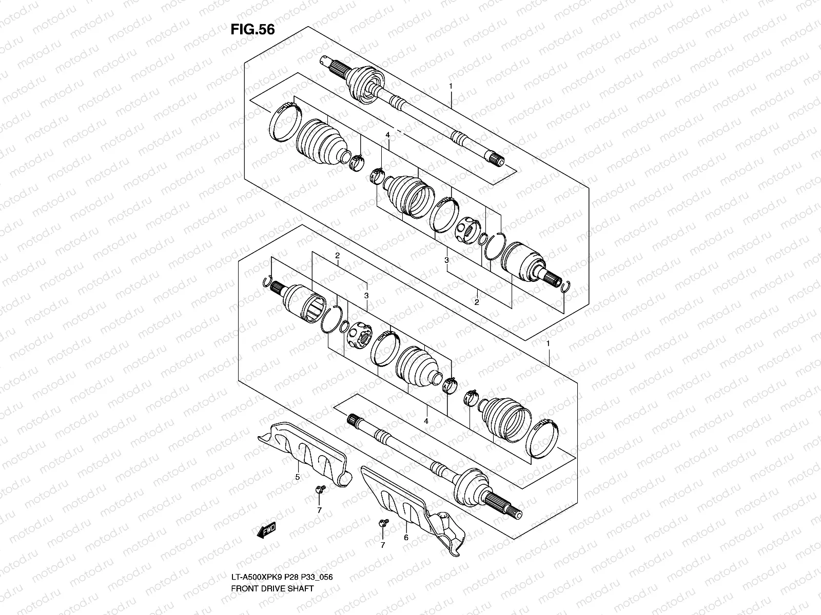 FRONT DRIVE SHAFT