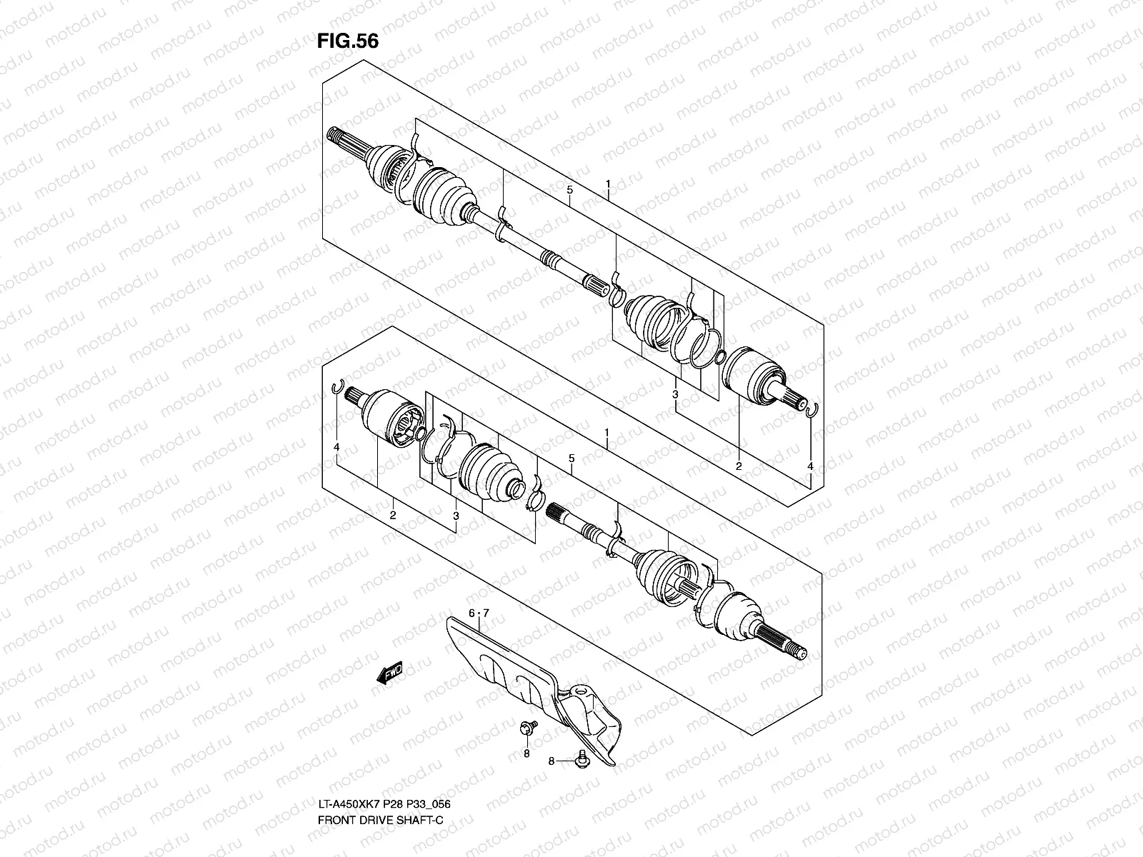 FRONT DRIVE SHAFT