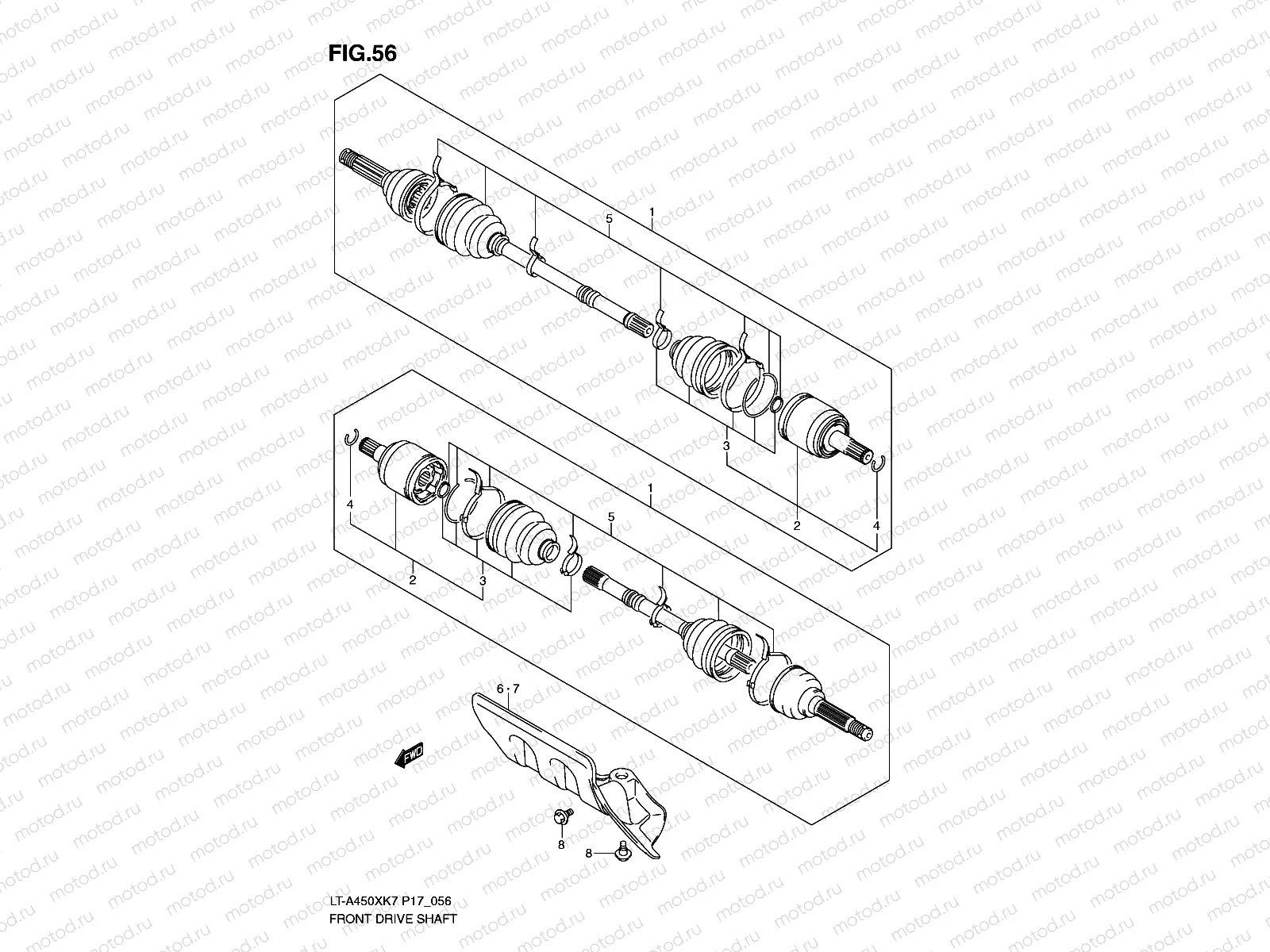 FRONT DRIVE SHAFT