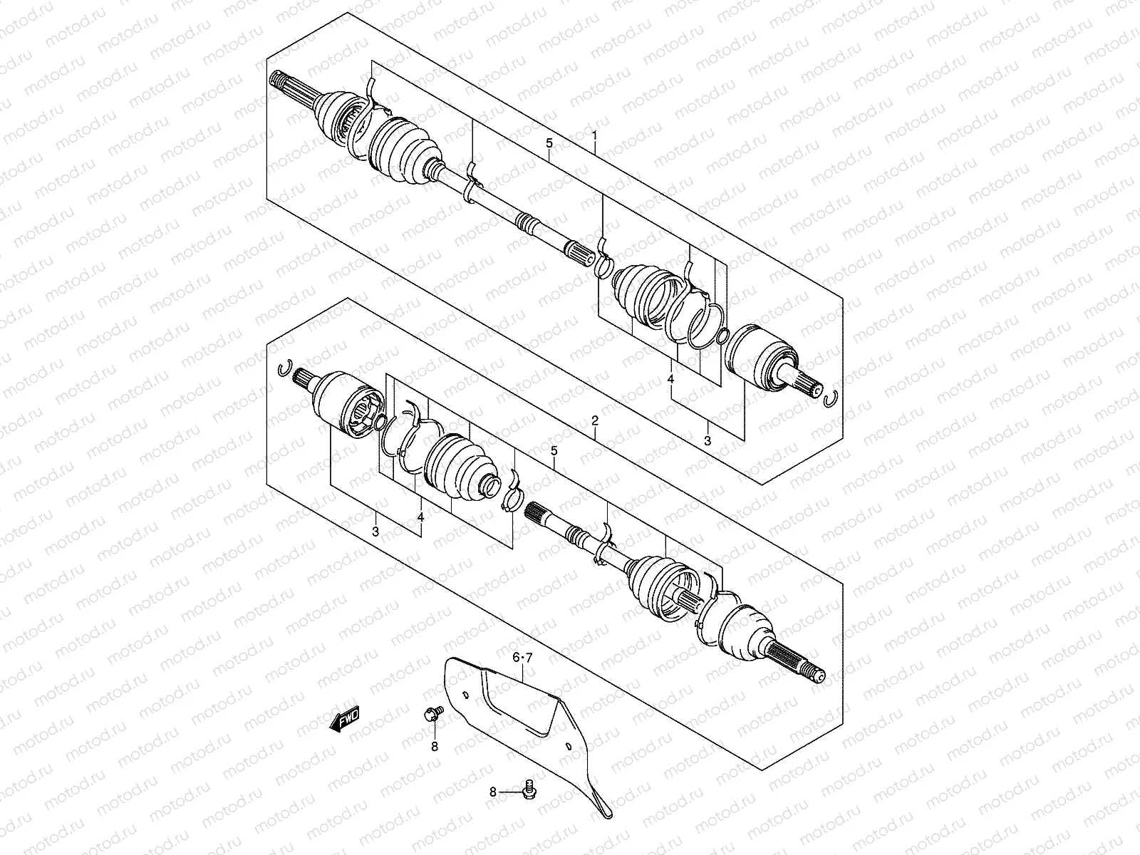 FRONT DRIVE SHAFT
