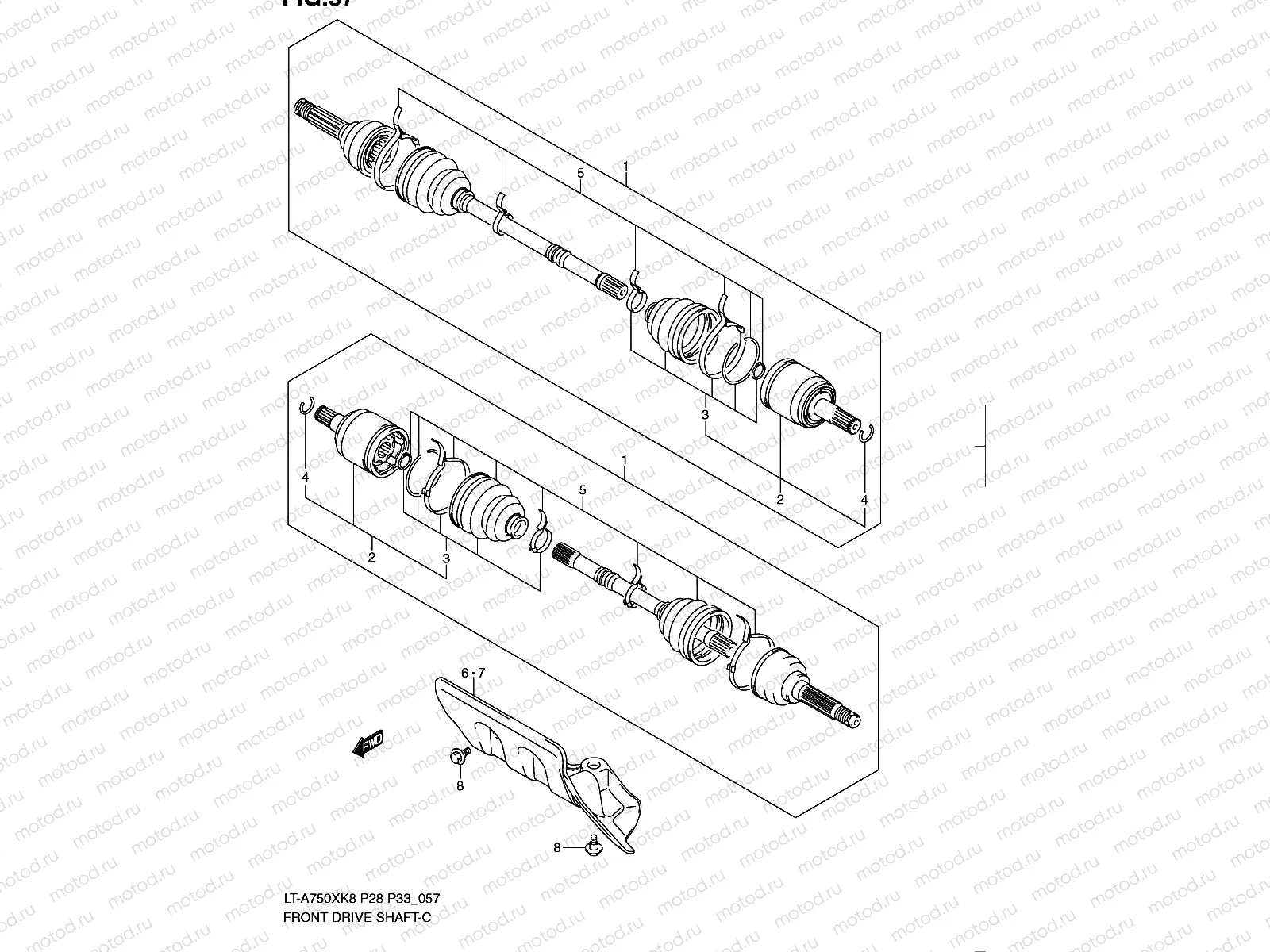FRONT DRIVE SHAFT