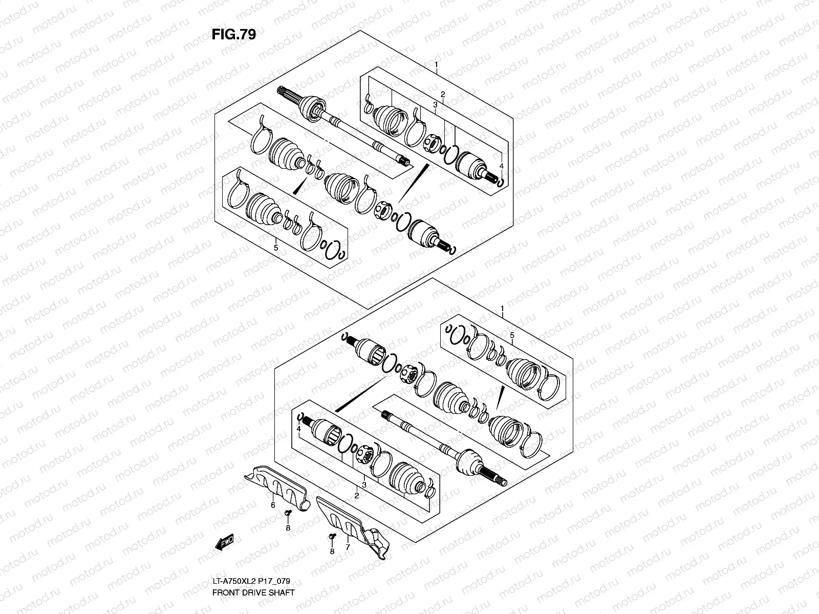 FRONT DRIVE SHAFT