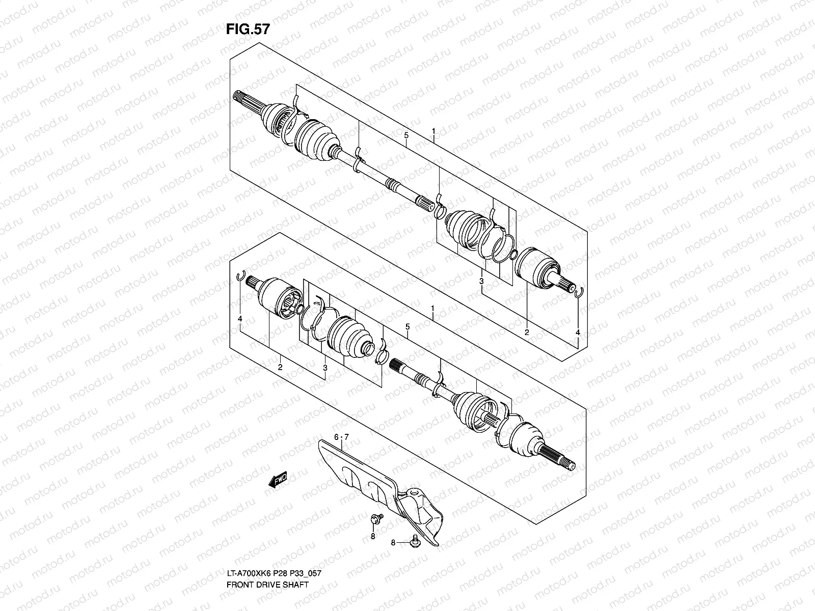 FRONT DRIVE SHAFT