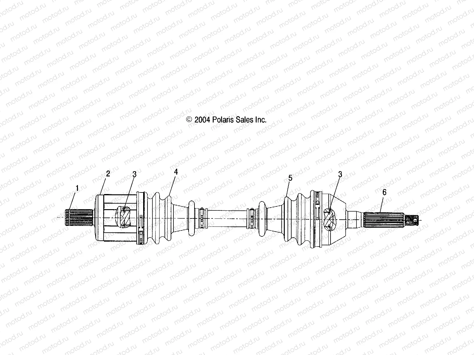 FRONT DRIVE SHAFT - A05JD32EA (4997869786B09) | FRONT DRIVE SHAFT - A05JD32EA (4997869786B09)