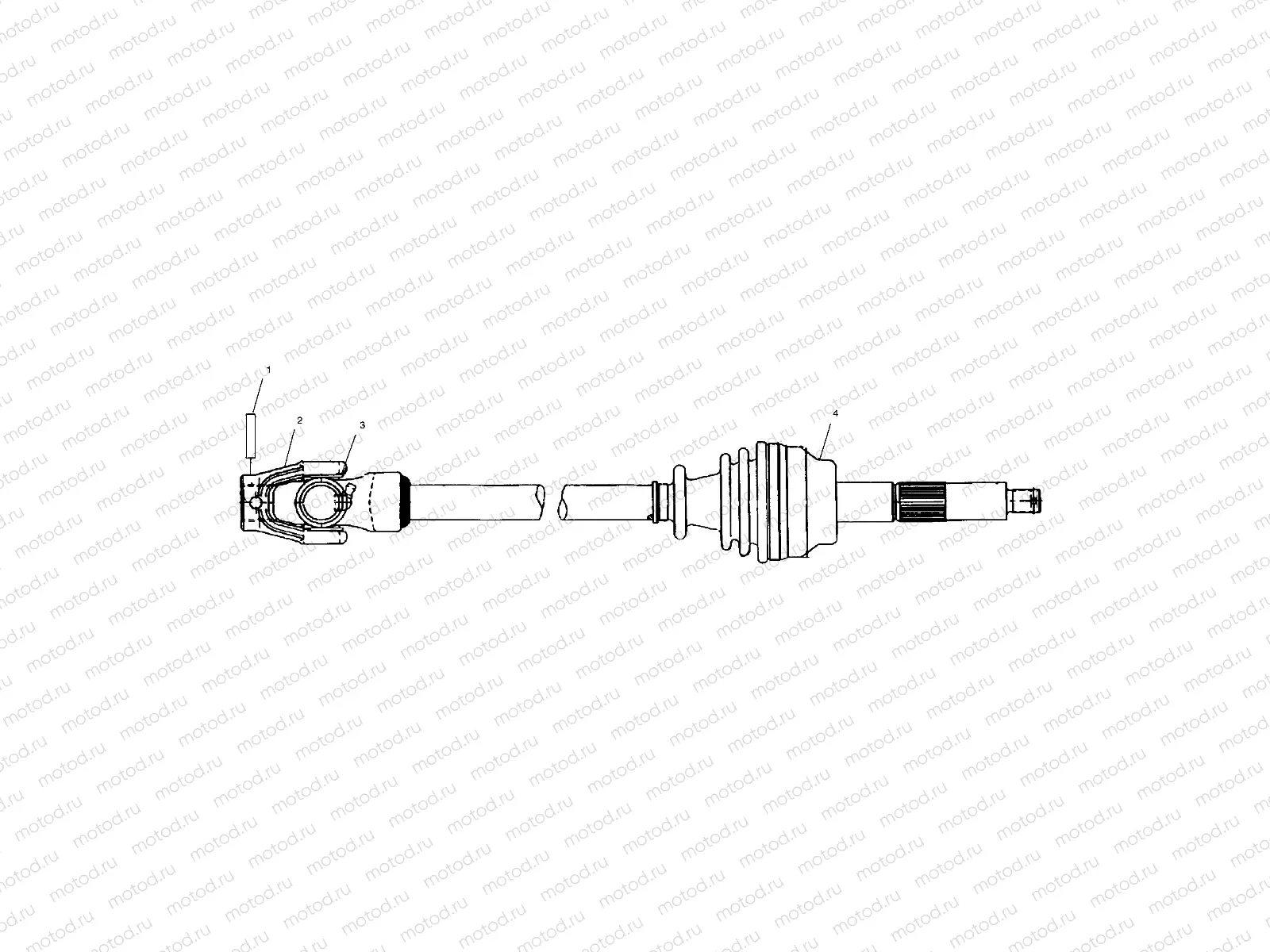 FRONT DRIVE SHAFT - A99RF50AA (4946494649B006) | FRONT DRIVE SHAFT - A99RF50AA (4946494649B006)
