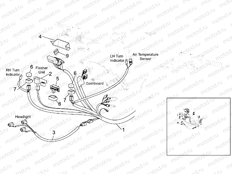 Front electrical system