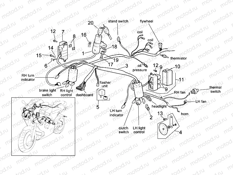 Front electrical system