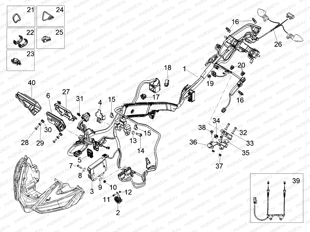 Front electrical system