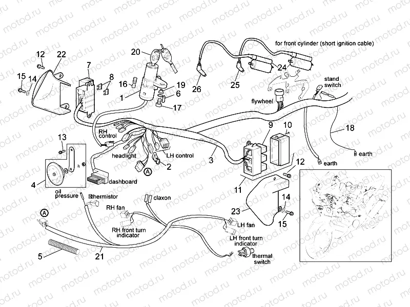 Front electrical system