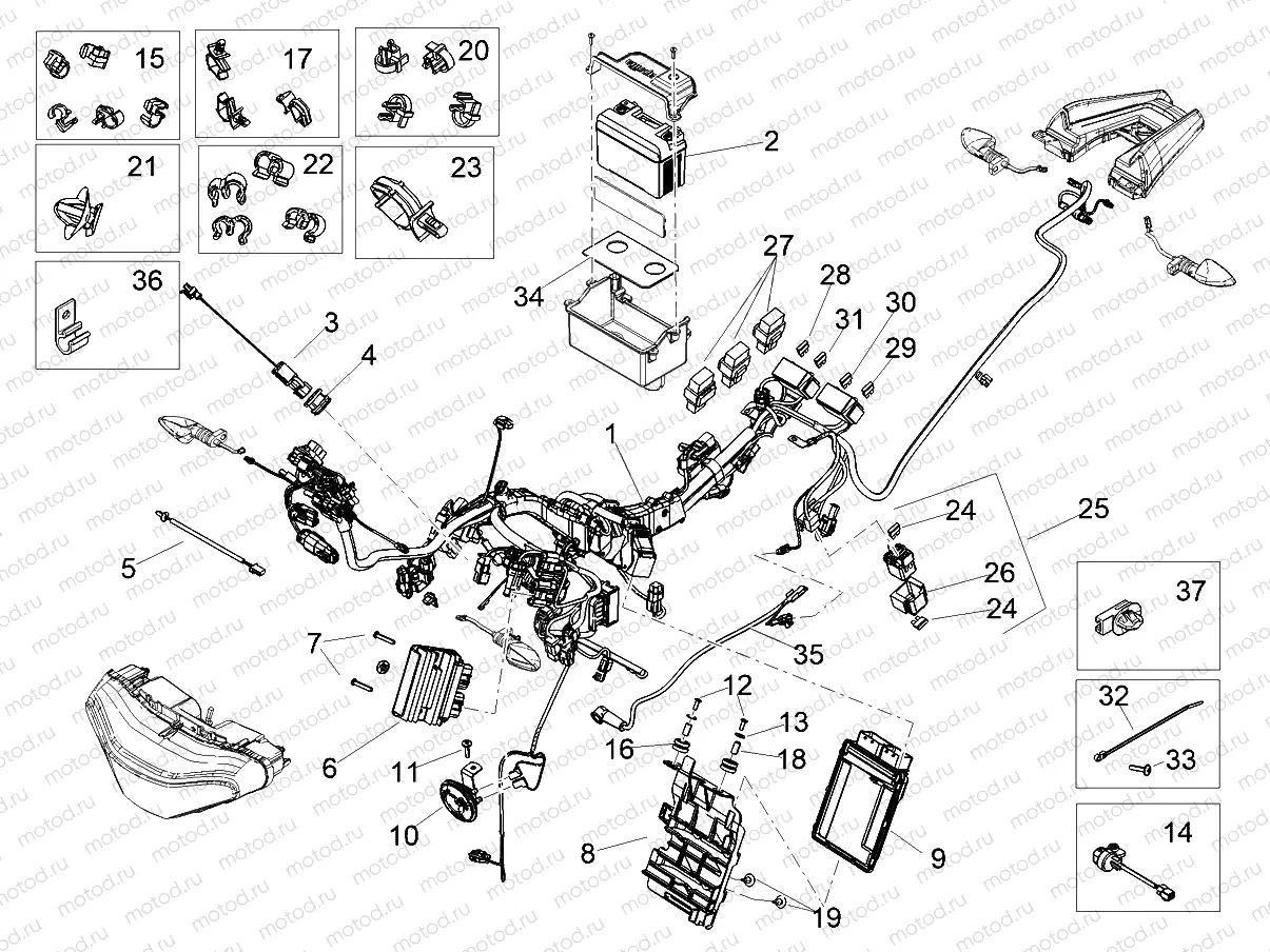 Front electrical system