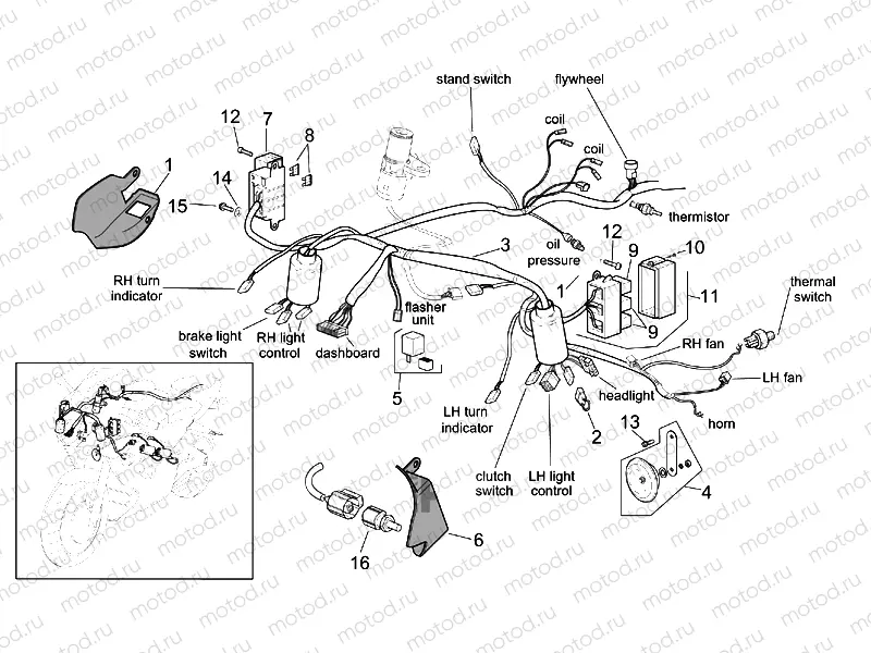 Front electrical system