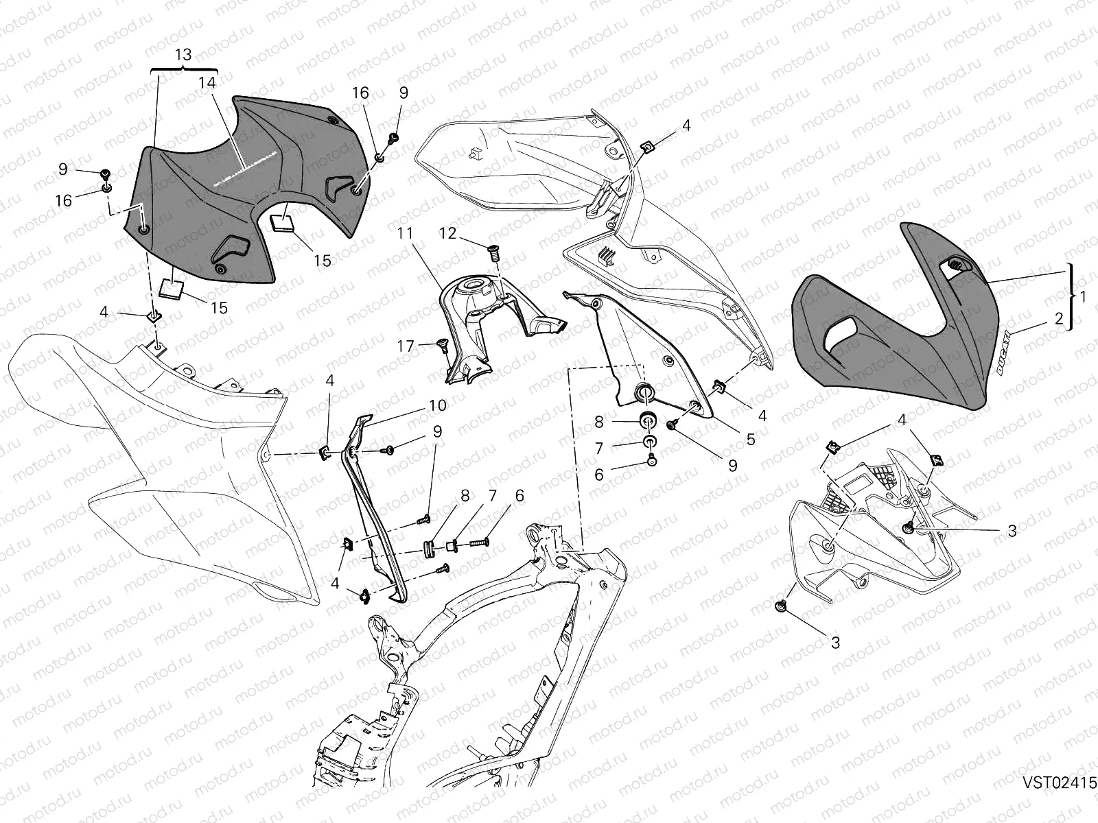 FRONT FAIRING [MOD:SFV4]