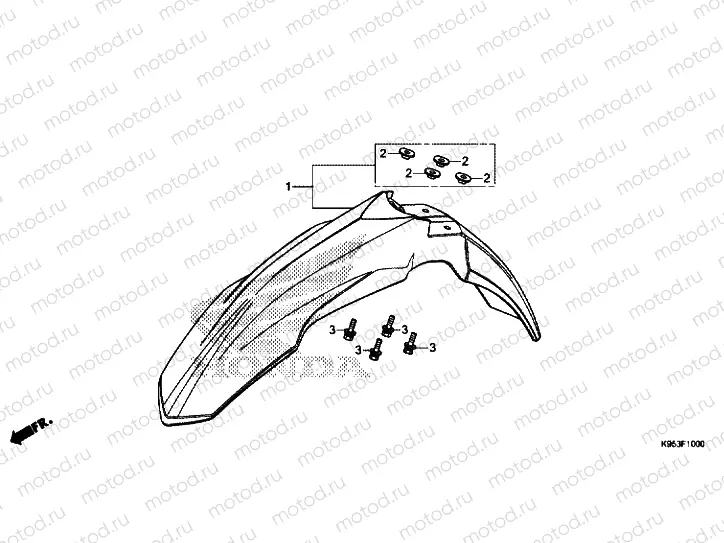 FRONT FENDER