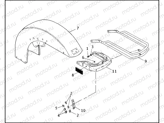 FRONT FENDER & BUMPER ASSEMBLY