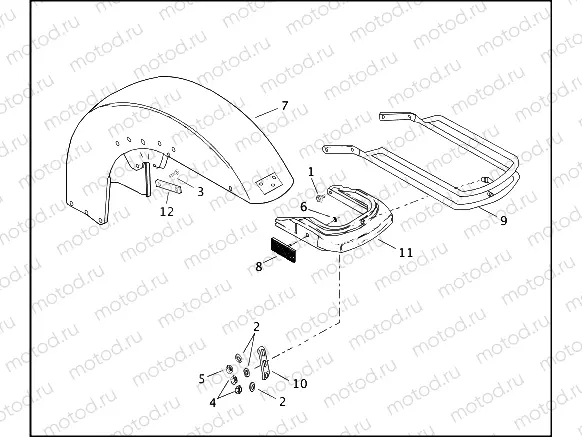 FRONT FENDER, BUMPER ASSEMBLY