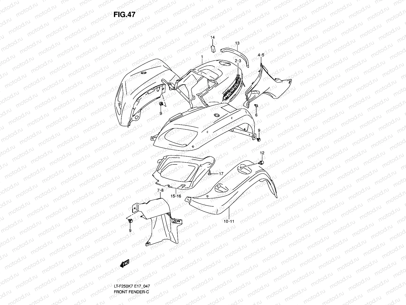 FRONT FENDER (E4)