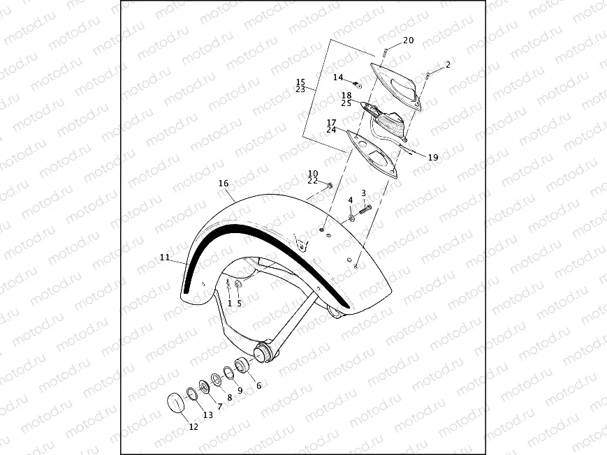 FRONT FENDER - FLSTS