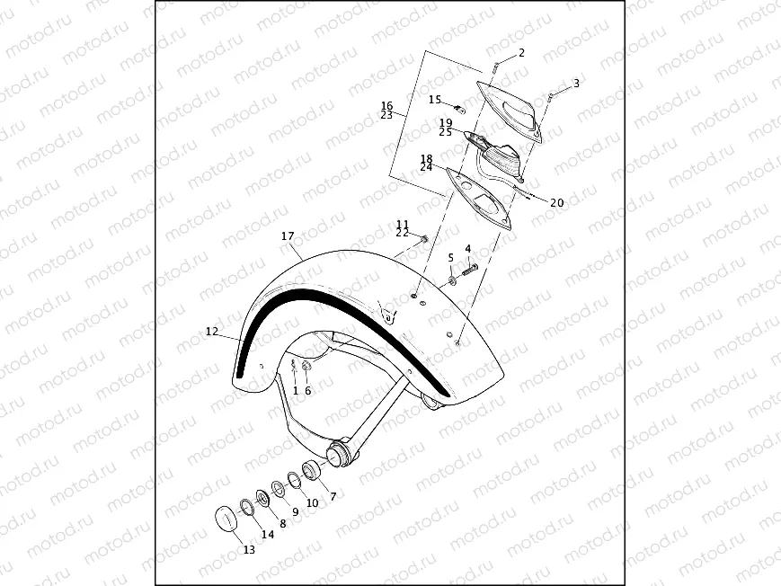 FRONT FENDER - FLSTS